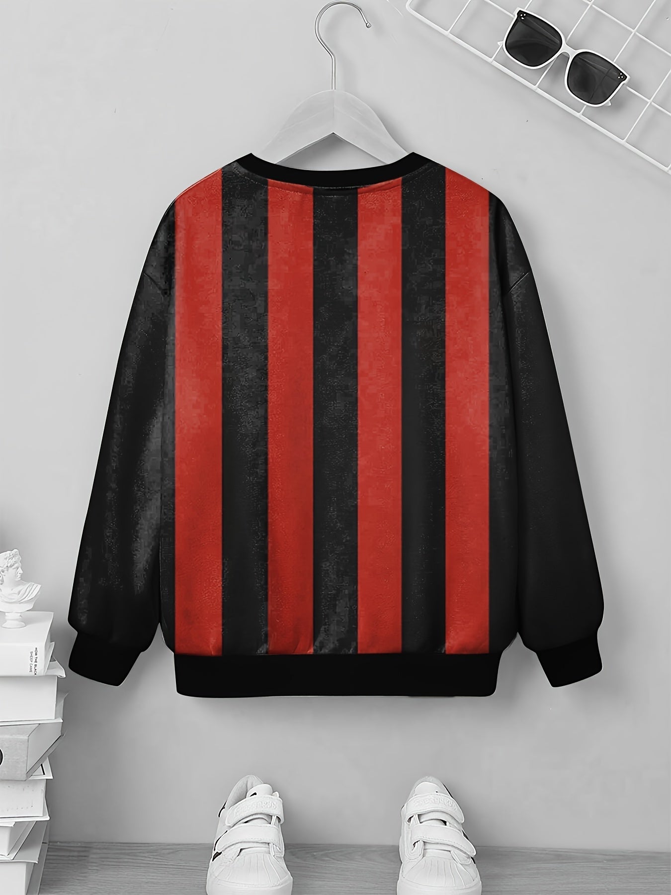 Boy's Striped Long Sleeve T shirt Breathable Casual Top