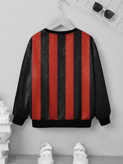 Boy's Striped Long Sleeve T shirt Breathable Casual Top