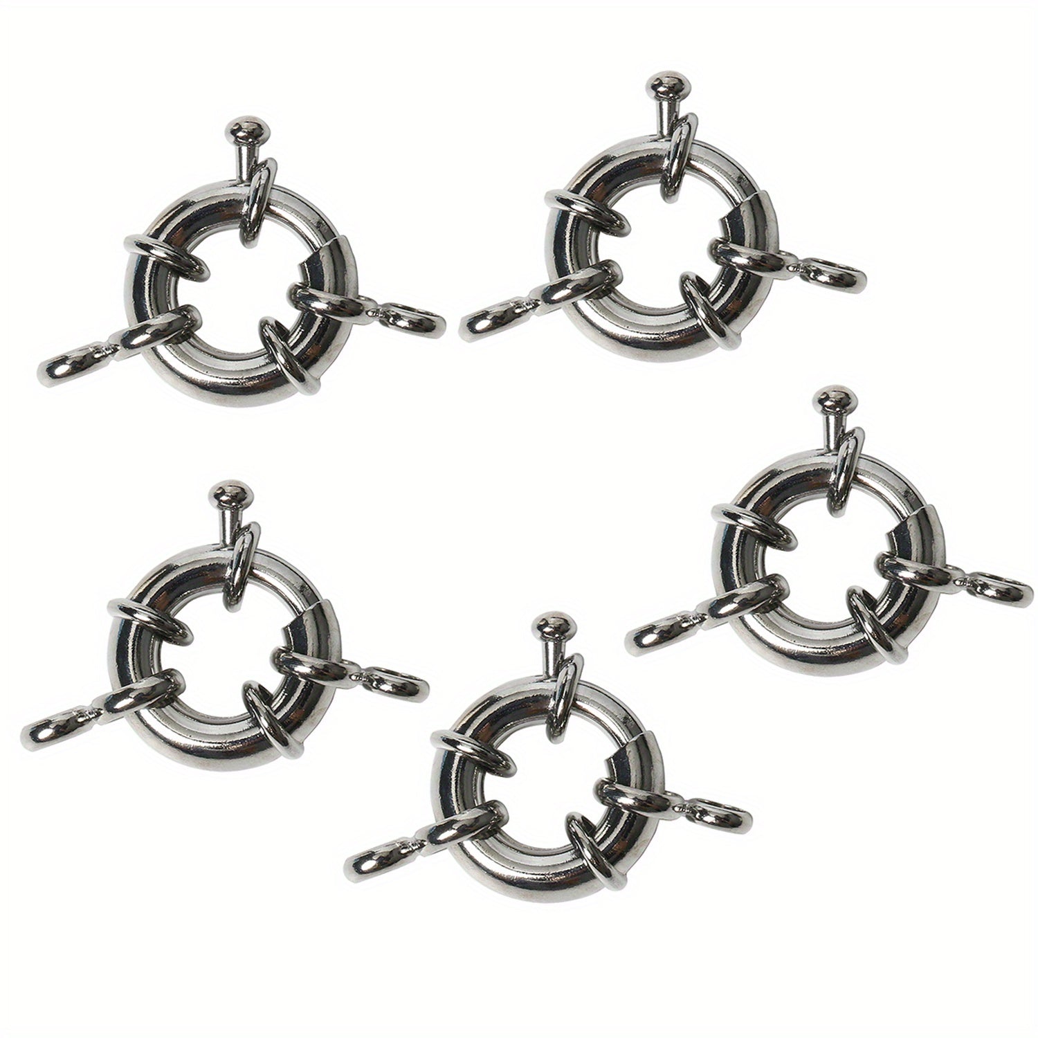 5pcs Metal Spring Buckle Clasps for Jewelry Making DIY Bracelet Necklace