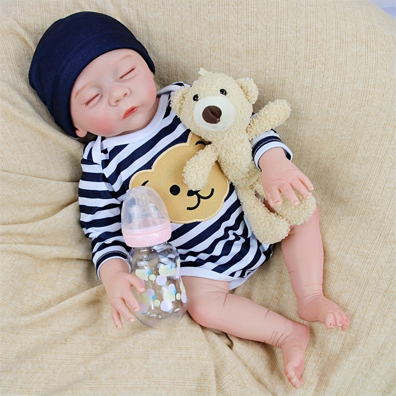 45cm Reborn Doll Soft Vinyl Simulative Painted Dolls