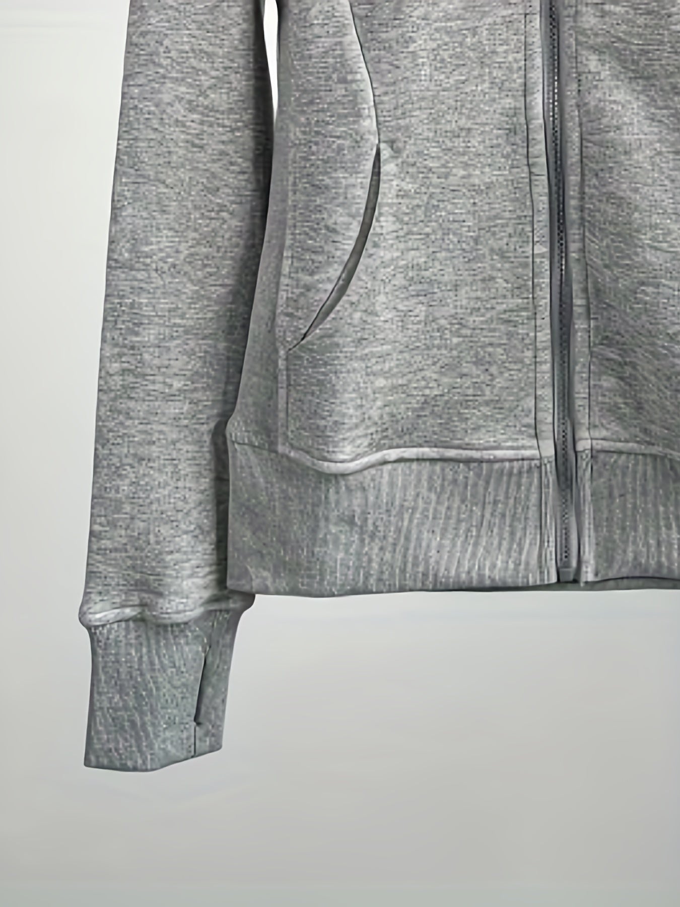 Women's Hooded Slim Fit Sports Jacket with Thumb Hole