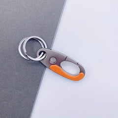 1pc Zinc Alloy Carabiner Key Ring Clip Keychain Buckle
