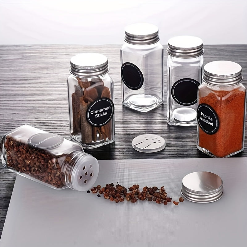 126pcs Round Spice Jar Labels Waterproof for Kitchen Storage & Organization