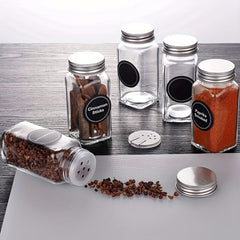 126pcs Round Spice Jar Labels Waterproof for Kitchen Storage & Organization