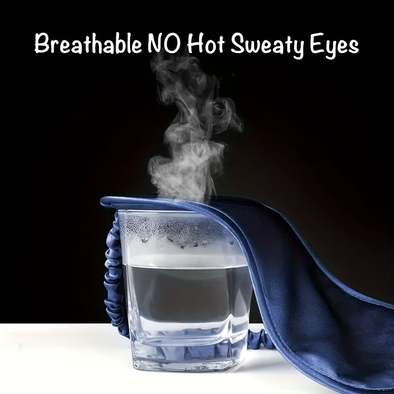 Soft Breathable Sleep Eye Mask - Blackout Blindfold for Night Sleeping