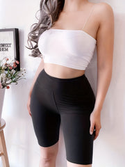 High Waist Crop Leggings for Summer