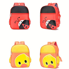 Kids Cartoon Kindergarten Backpack Ladybug Print Car Backpack