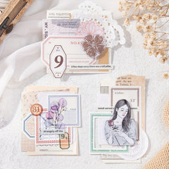 Double Framed Retro Hand Book Bottom Note Series