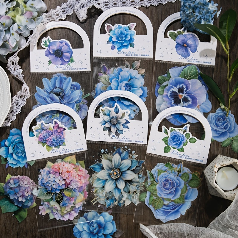 Love Series Plant Diary DIY Material Hot Stamping PET Stickers
