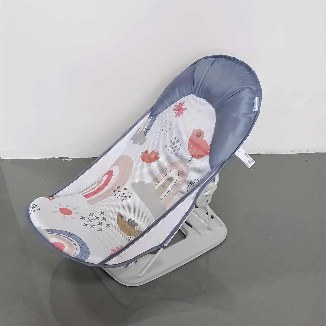 Portable Foldable Baby Bath Chair Cartoon Bath Bed