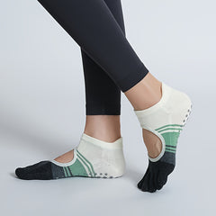 Non-slip Block Yoga Socks - Gripper Socks for Pilates