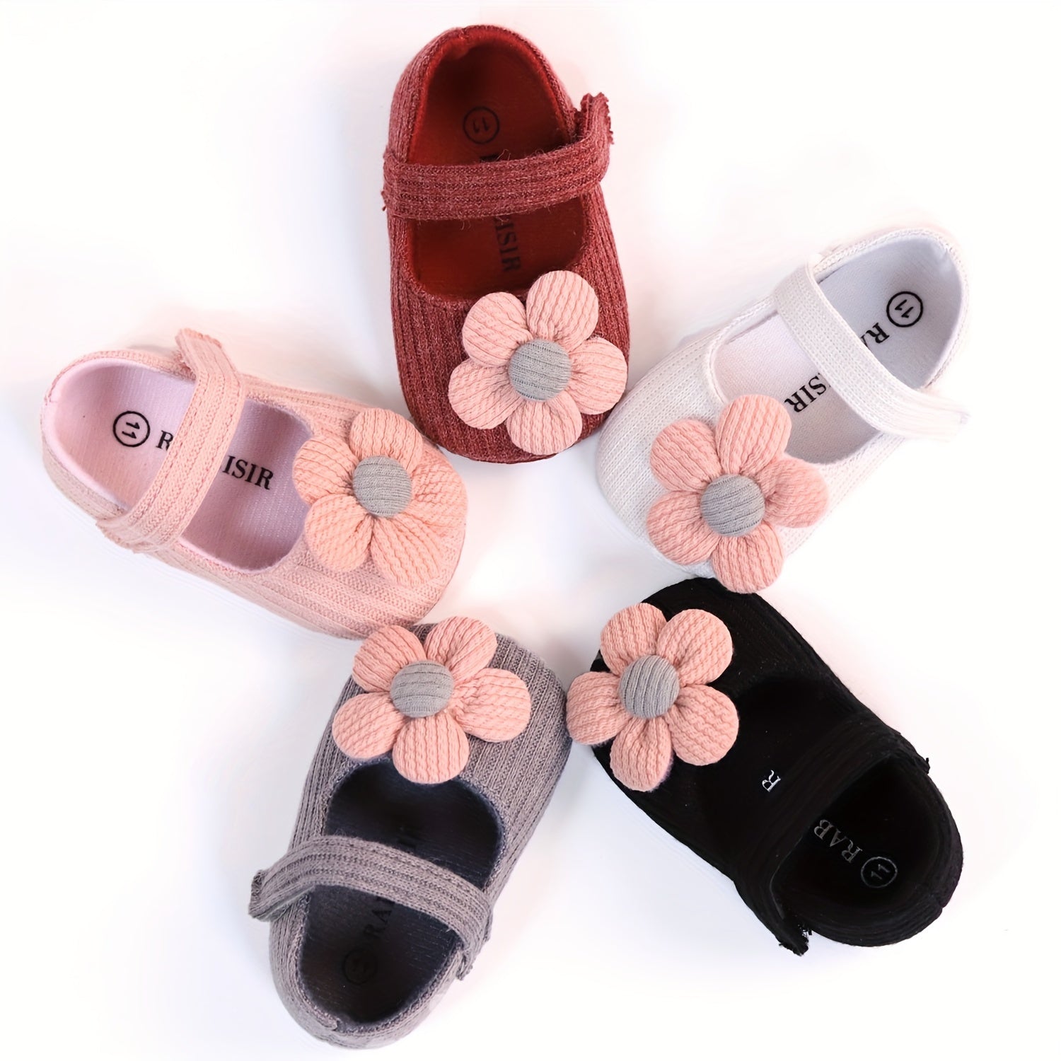 Baby Toddler Shoes Sun Flower Princess Cotton Cloth Step Front Shoes