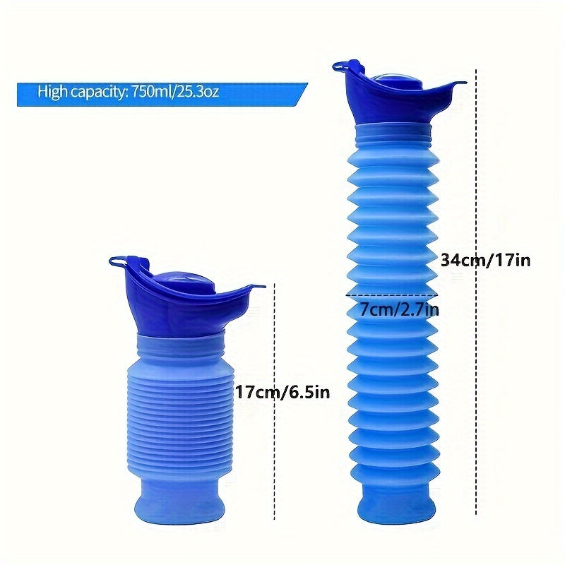 Portable Urinal 750ml for Outdoor Camping & Travel Soft Toilet Urination Device