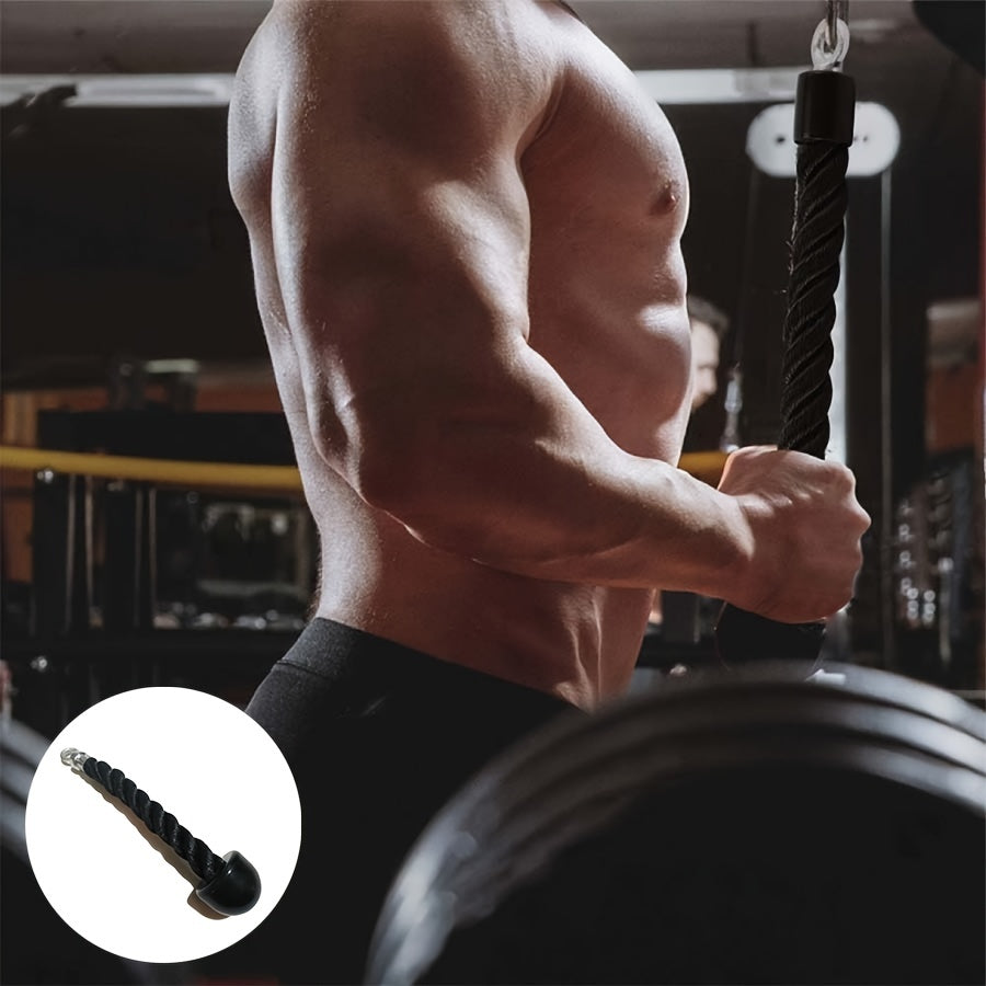 1pc Pull Down Rope Single Grip Tricep And Bicep Exercise Attachment