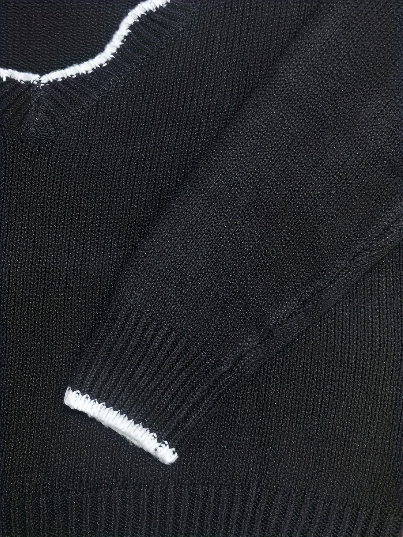 Casual Sweater Women's Long Sleeve V Neck Pullover