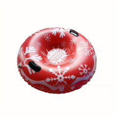 Winter Ski Ring PVC Sled Wear Resistant Coldproof Inflatable Skiing Tube