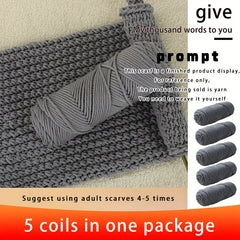 Soft Yarn For DIY Gift Comfortable Chunky Knit Supplies 500g
