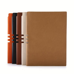 A5 Sheep Soft Leather Notebook Pen Type