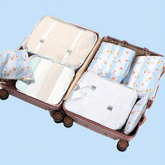 7 Pcs Travel Storage Bag Set Lightweight Dustproof Clothes Organizers