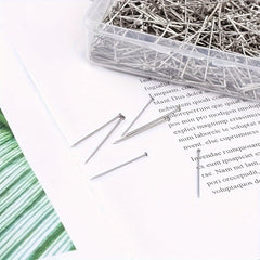 1000pcs Stainless Steel Straight Needle for Jewelry Sewing Crafts