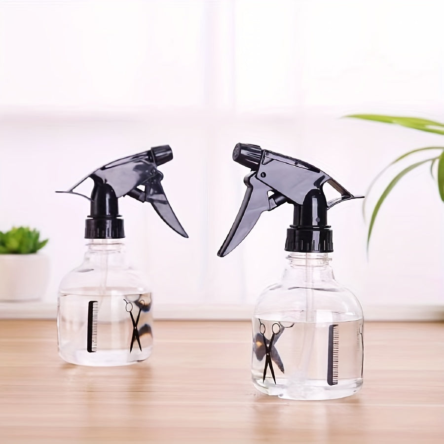 Hairdressing Spray Scissors Plastic Transparent Spray Bottle 250ml