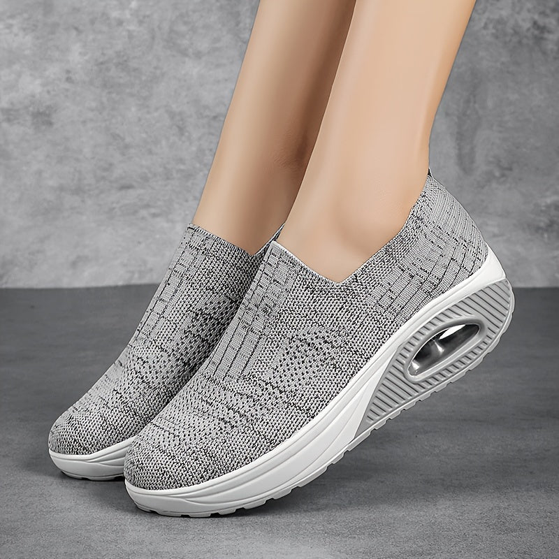 Comfortable Shock Absorption Slip On Loafers Shoes Lightweight Walking Sneakers
