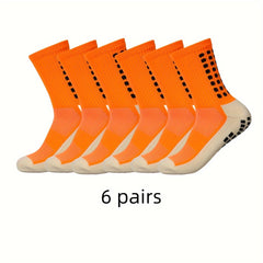 Men's Mid Crew Sport Socks Nylon Blend Breathable Comfortable Active Wear