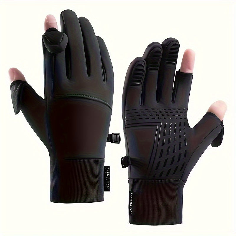 Winter Touch Screen Gloves Men's Windproof Waterproof Warm Gloves