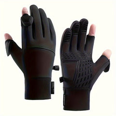 Winter Touch Screen Gloves Men's Windproof Waterproof Warm Gloves