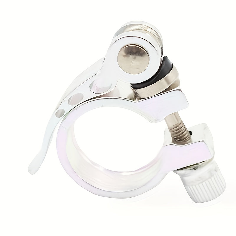 Aluminum 31.8mm Bike Seat Post Clamp Quick Release Clip