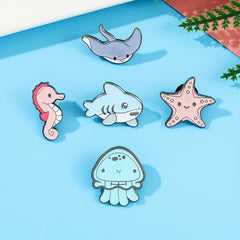 Marine Enamel Pin for Backpacks and Clothes - Holiday Gift for Kids