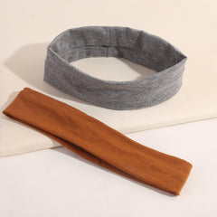 6Pcs Solid Hair Band Set - Elastic Hair Ties for Women and Girls
