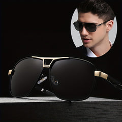 Men's Polarized Sunshade Sunglasses Driving Fishing UV Protection
