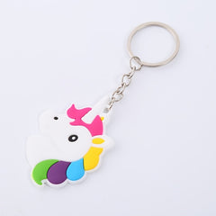 12pcs Silicone Unicorn Keychains - Perfect Gift