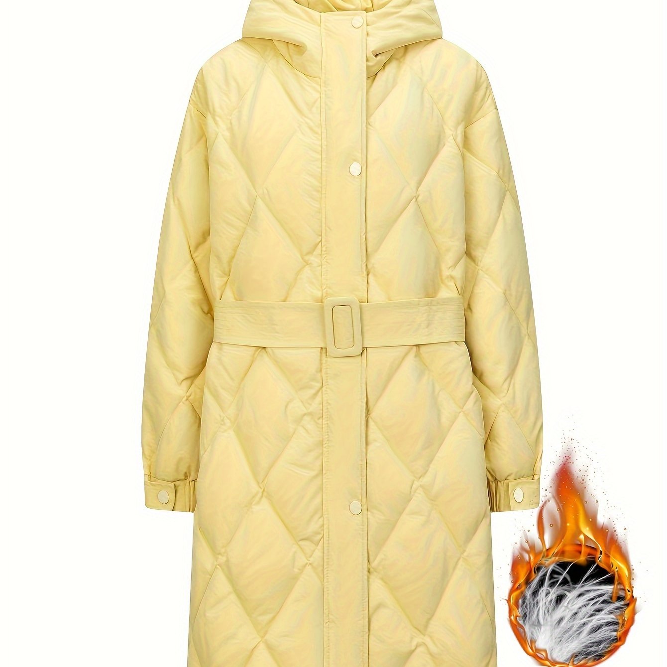 Warm Hooded Down Jacket for Winter Outdoor Sports