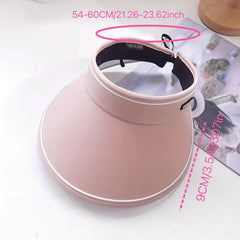 Foldable Visor Hat UV Protection Sun Hat for Women