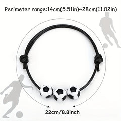 Sports Personality Bracelet Football Basketball Rugby Jewelry Decoration
