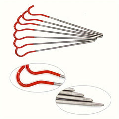 Ultralight Durable Camping Tent Nails Metal Stakes Titanium Tent Pegs