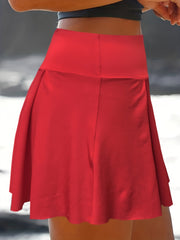 Solid Stretch Tennis Skort Medium