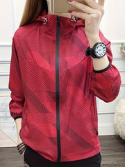 Women's Waterproof Outdoor Jacket Windproof Hooded Activewear