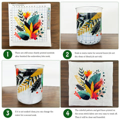Colorful Houses Cross Stitch Kit 30x40cm 11 8x15 7Inch