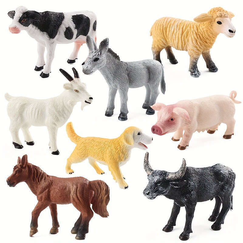 Large Farm Animals Figures Realistic Simulation Jumbo Plastic Farm Figurines