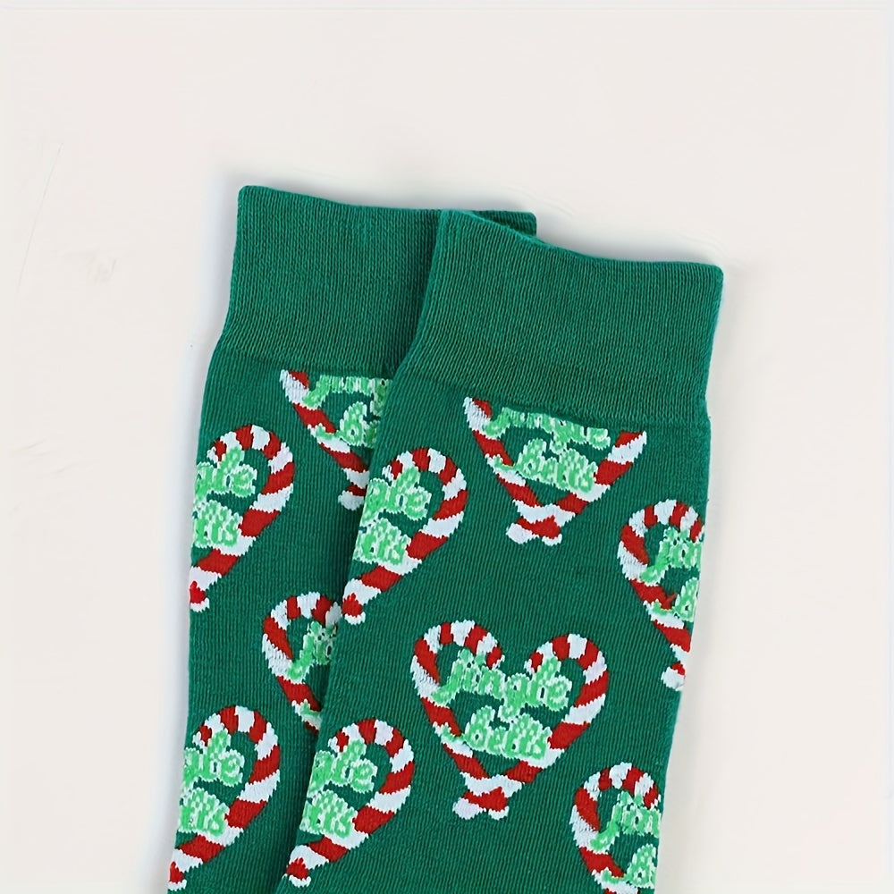 Christmas Crew Socks - Men's Cotton Socks
