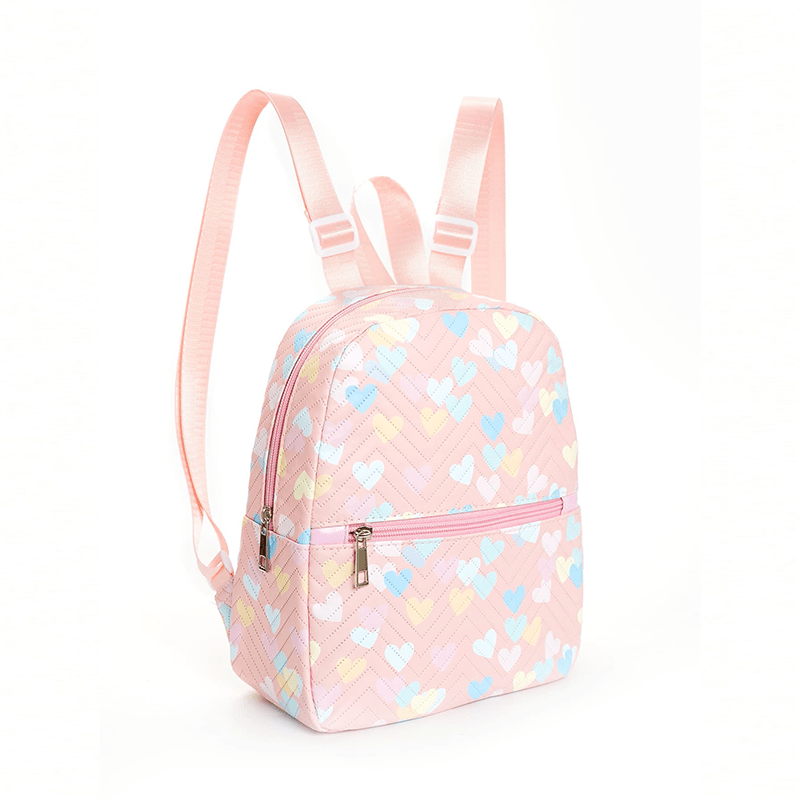 Kids Mini Heart Backpack w/ Adjustable Strap