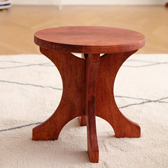 Wooden Stool Shoe Changing Stool Solid Wood Small Stool Round Stool