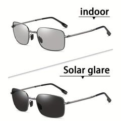 Men's Metal Polarized Foldable Sunglasses For Cycling Driving