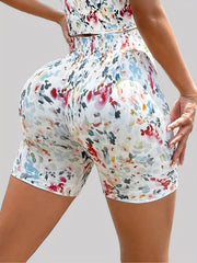 Quick Dry Butt Lifting Yoga Shorts High Stretch Fitness Sports Women's Activewea