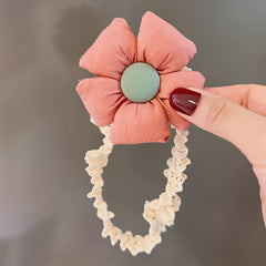 Flower Headband Lace Headwear for Newborns & Kids