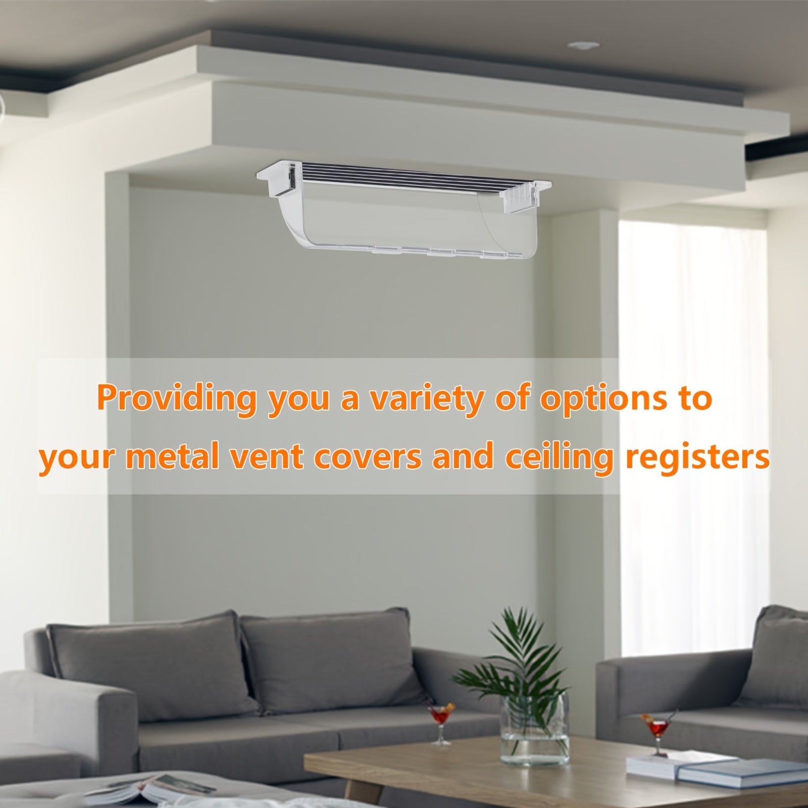 2pcs Adjustable Air Outlet Deflector for Indoor Floors Walls Ceilings