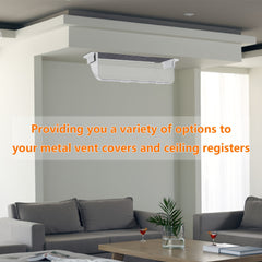2pcs Adjustable Air Outlet Deflector for Indoor Floors Walls Ceilings